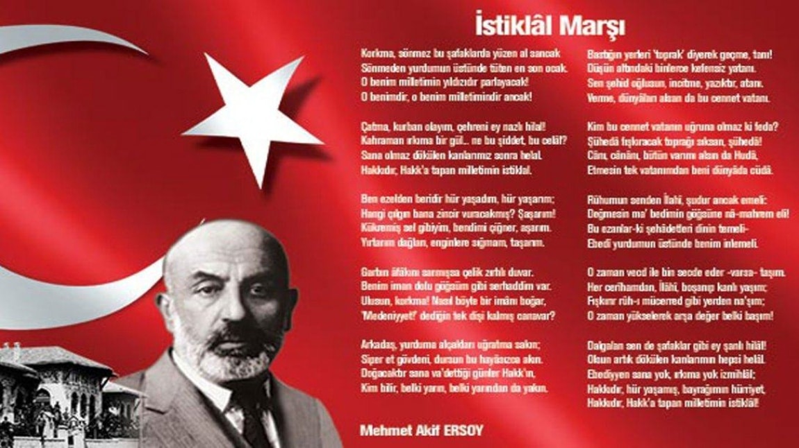 İSTİKLAL MARŞINI GÜZEL OKUMA ŞİİR YARIŞMASINDA İL İKİNCİLİĞİ!